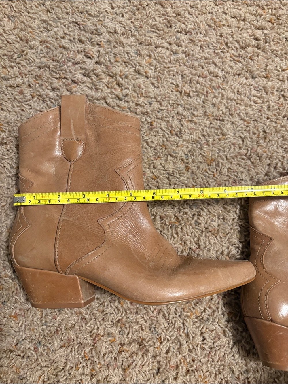 Matisse Tan Western Ankle Booties - Picture 11 of 15